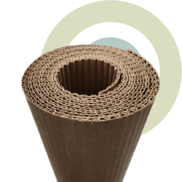 Rollo de carton corrugado
