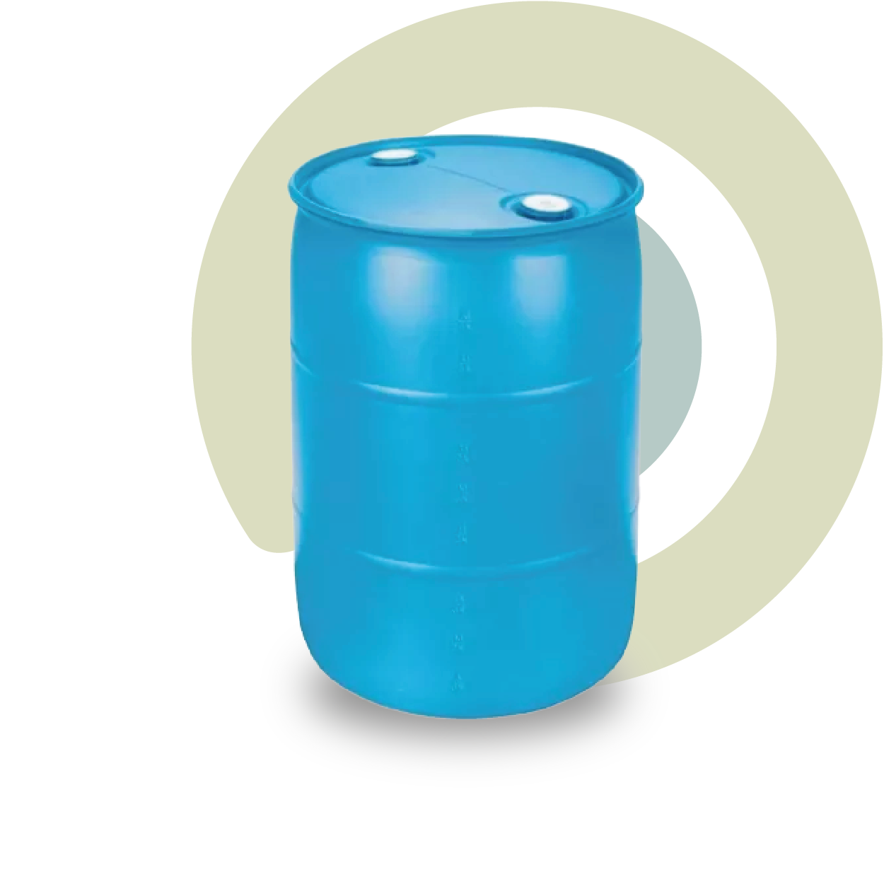 Tambor de plastico azul